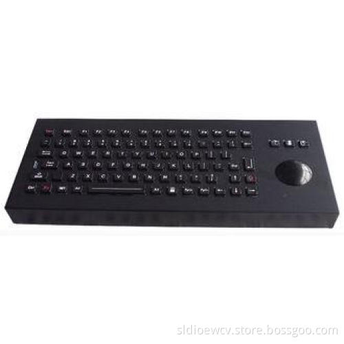 IP65 Water Proof Stainless Steel Keyboard With PS2 / USB In